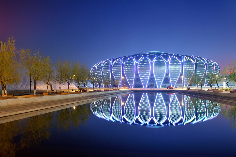 山東省體育中心“亞足杯”廠區(qū)亮化-場(chǎng)館亮化